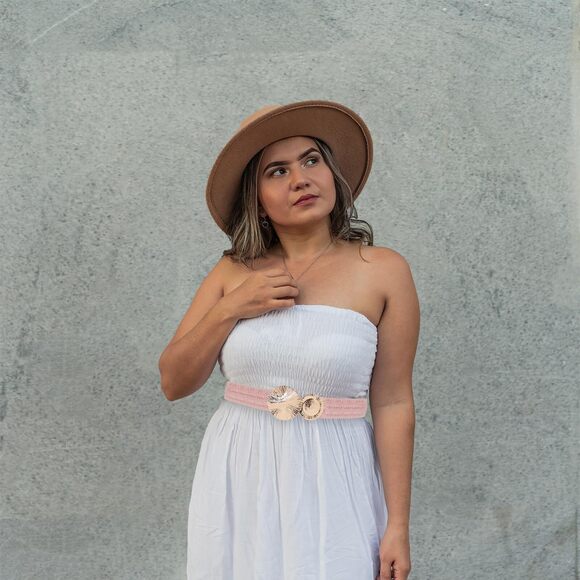 Wide Belts For Women Dresses Elastic Stretch Belt Fashion Trendy Waist 7372 - Picture 6 of 6